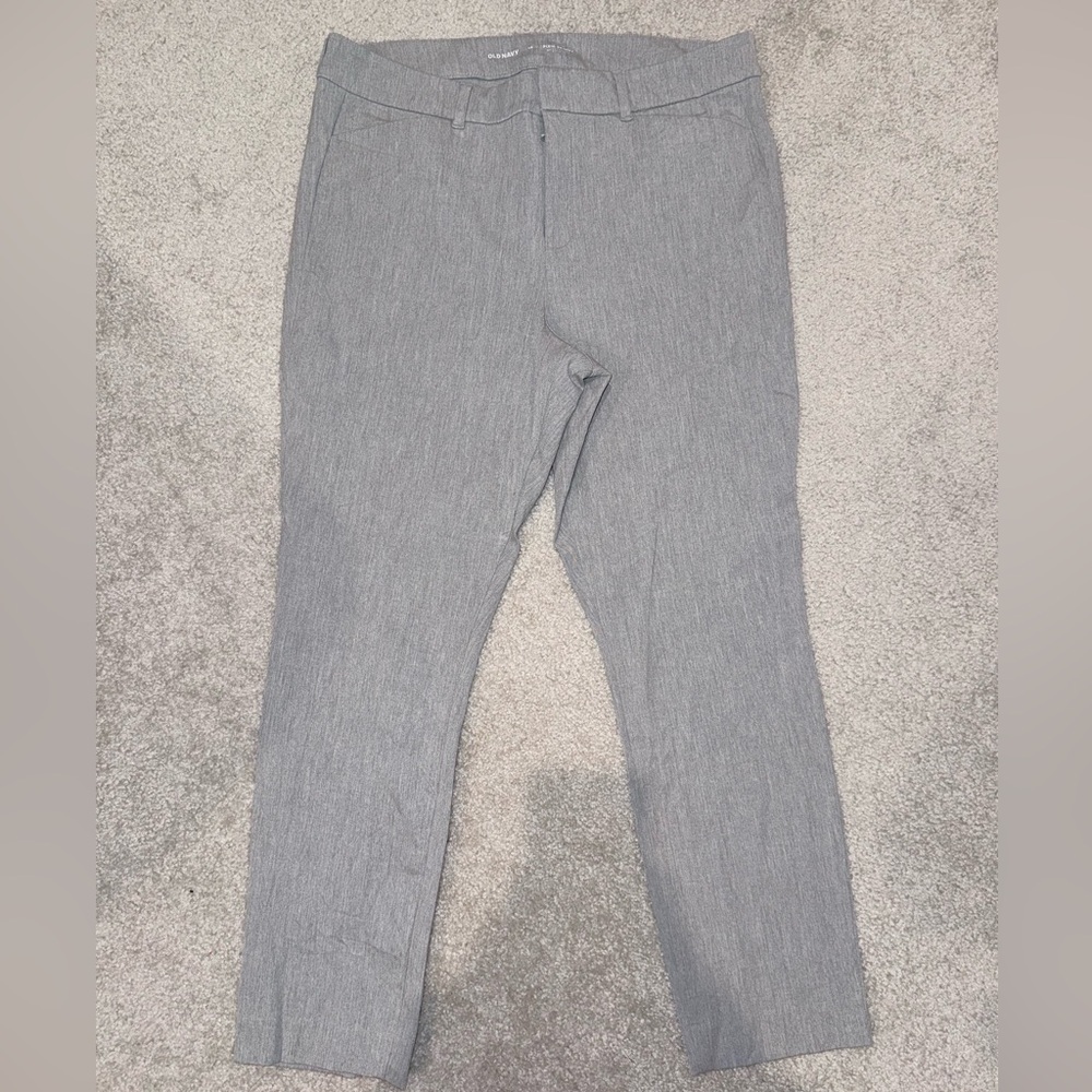 Old Navy Grey Pixie Pants - image 1